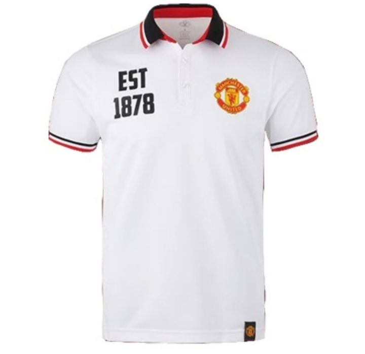 เช็คสินค้าก่อนสั่่งซื้อ-เสื้อโปโล-แมนยู-mufc-007-white-สีขาว