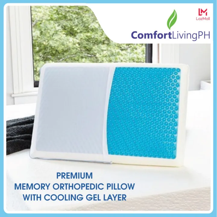 Deluxe Memory Foam Pillow With Cooling Gel Top – Bohemian, 57% OFF