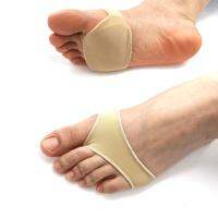 ∏✎ 1 Pair Fabric Gel Pads for Feet Care Slip Resistant Metatarsal Cushions Pads Silicone Forefoot Pain Support Front Foot Care Tool