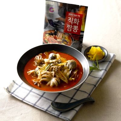 อาหารเกาหลี ซุปสำเร็จรูปจัมปง chungjungwon jjamppong powder 96g 직화짬뽕 분말