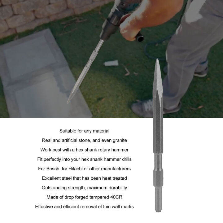 Tile Removal Chisel Durable Outstanding Strength Perfectly Fit Grooving