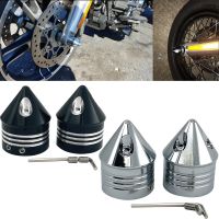 Motorcycle 29mm Spike Front Axle Nut Cap Cover For Harley Sportster Touring Dyna Softail VRSC Fat Bob Wide Glide