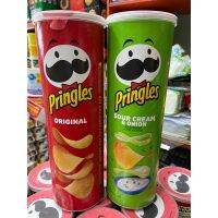 ⚡ไม่มีได้ไม่แน้ว⚡ (แดง) Pringles พริงเกิลอเมริกาอร่อยมากจ้า ดั้งเดิมจาก USA (158 กรัม) KM16.5981❤ด่วน❤