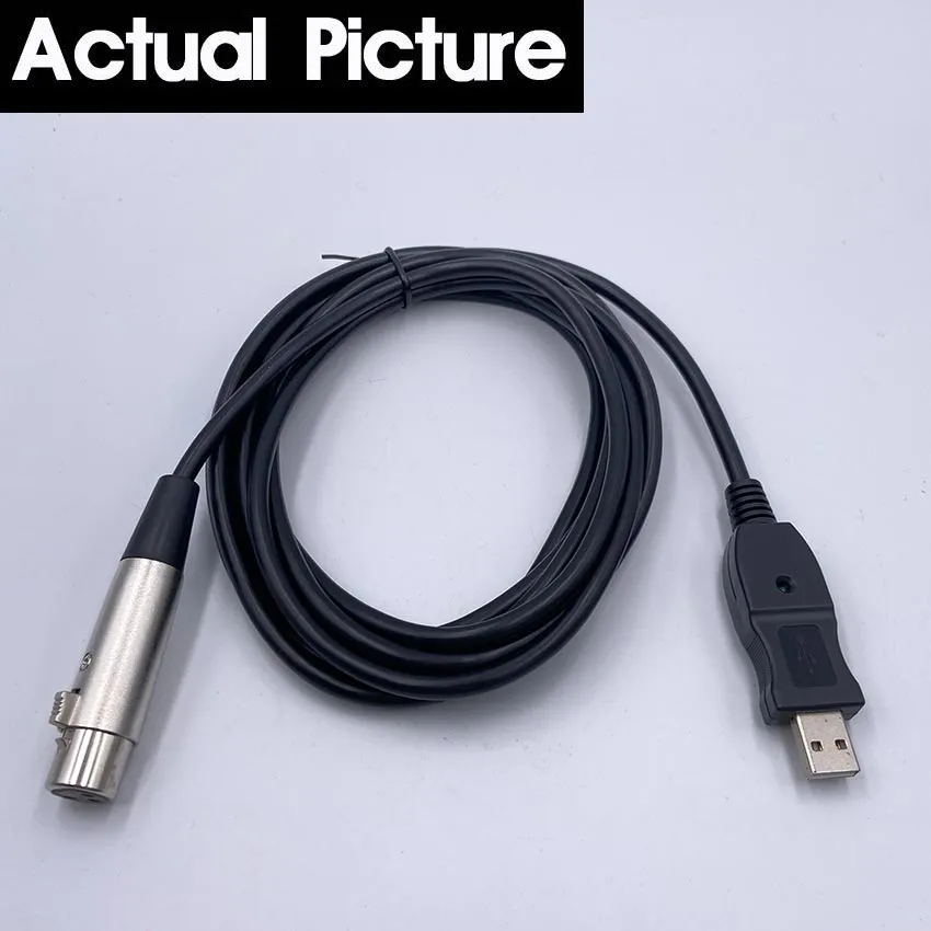 Cables ＆ Connectors Sukvas 3M Black USB Microphone Mic Link Cable