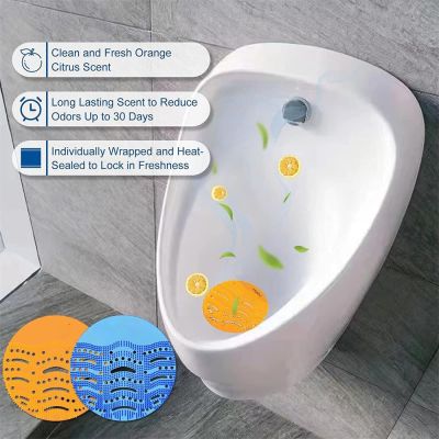 897GONGS ง่ายต่อการใช้ การออกแบบป้องกันน้ำกระเซ็น เหมาะกับคนส่วนใหญ่ สำหรับห้องน้ำห้องส้วม Anti Splash urinal mats กลิ่นสดชื่น ปัสสาวะหน้าจอกำจัดกลิ่น แผ่นรองโถปัสสาวะ