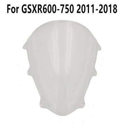 K11 2011-2012-2013-2014-2015-2016กระจกบังลมสำหรับ GSXR600 GSXR750กระจกบังลมสีดำใส GSXR 600 750