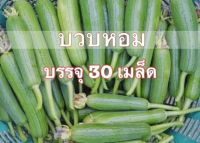 เมล็ดพันธุ์บวบหอม  เมล็ดผักพื้นบ้าน ผักสวนครัว30 เมล็ด