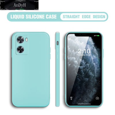 AnDyH Casing Case For OPPO A57 2022 Reno 8 Reno8 4G A77S Case Soft Silicone Full Cover Camera Protection Shockproof Rubber Cases