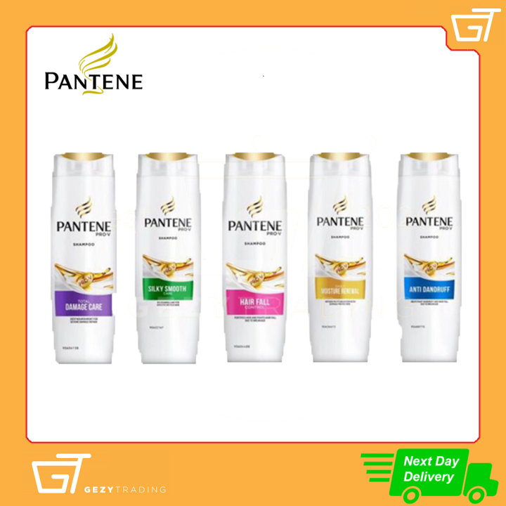 Pantene Shampoo Anti Dandruff Silky Smooth Volume Hair Fall Control 320ml 335ml 480ml Exp2025