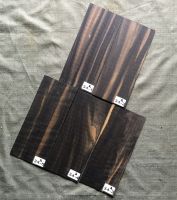 ‘；【- 5Pcs Pattern Ebony Guitar Headstock Veneer Guitar Head Plate Series Guitar Making Material 200*90*2Mm