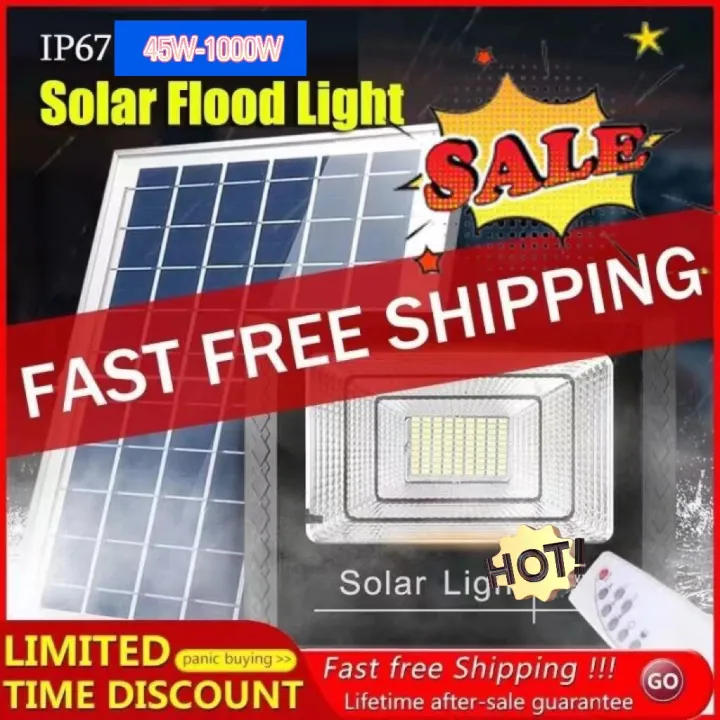 Bosca Year Warranty W Heavy Duty Solar Led Outdoor Flood Light Street Lamp Ip Waterproof