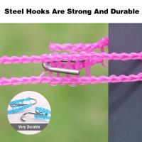 5/8m Fence Clothesline Anti-slip Windproof Clothesline Clothes Outdoor Clothesline Travel U8G7 Dryer X5P2