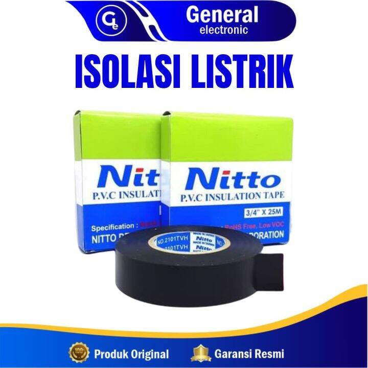 Isolasi Listrik Hitam Nitto / Hitam | Lazada Indonesia