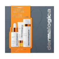 Dermalogica the brighter skin set เซ็ตผลิตภัณฑ์ไซส์จริง 3 ชิ้น สำหรับผู้ที่มีความกังวลเรื่องริ้วรอย ความหย่อนคล้อย