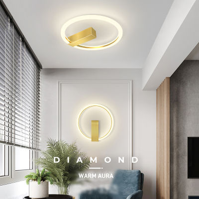 โคมไฟติดผนัง LED ที่ทันสมัยโคมไฟติดผนังในร่มสำหรับห้องนอนข้างเตียงห้องนั่งเล่นโรงแรมทางเดินตกแต่งบ้านผนัง Sconces