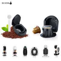 【YF】 Recarga Reutilizável Adaptador Cápsula para Dolce Gusto Café Em Pó ou Converter Genio S Piccolo XS Máquina