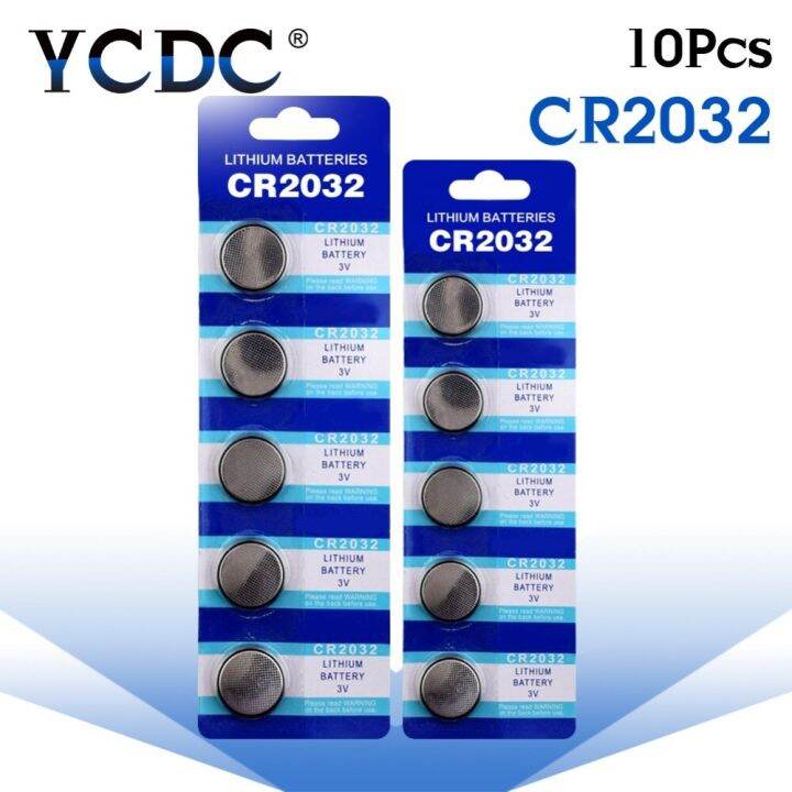 worth-buy-10pcs-cr2032ปุ่มเซลล์3v-cr-2032-dl2032-kcr2032-ecr2032แบตเตอรี่ลิเธียมสำหรับรีโมทคอนโทรลเครื่องคิดเลข