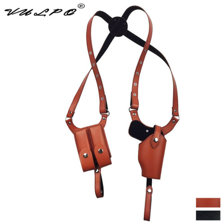 VULPO Tactical Leather Underarm Holster Military Concealed Holster With