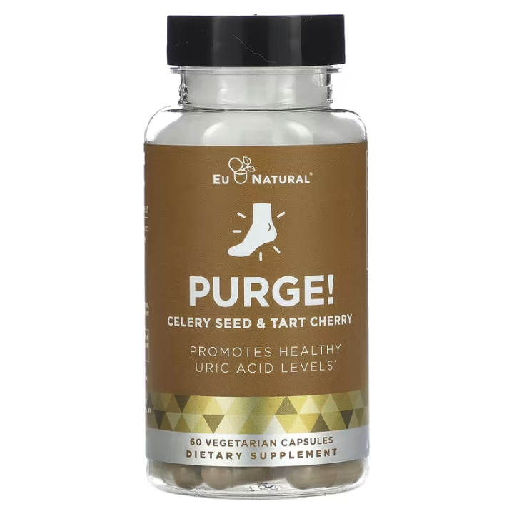 Eu Natural, PURGE!, Celery Seed & Tart Cherry, 60 Vegetarian Capsules