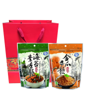 Gift Set หมูหยองเจผสมสาหร่าย คู่ หมูหยองเจผสมฟักทอง