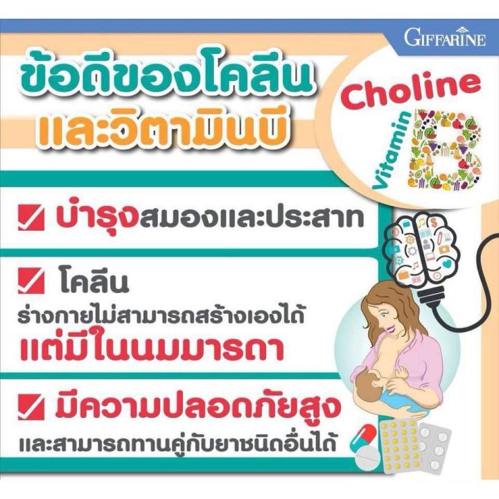 โคลิน-คิดส์-cholin-kids-giffarine-อาหารเสริมเด็ก-บำรุงสมอง-เสริมสร้างความจำ-แก้สมาธิสั้น-วิตามินเด็ก-กิฟฟารีน