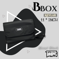 B-BOX Kevlar 11" FIGHTING ( ดันทรงในตัว ) กระเป๋าสะพายข้าง ลายเคฟล่า 11 นิ้ว FIGHTING