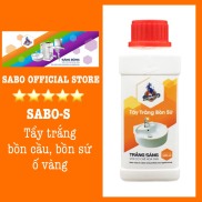 Tẩy rửa nhà tắm SABO-S, Tẩy trắng bồn cầu, gạch men ố vàng, bám cặn canxi