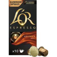 กาแฟแคปซูล ลอร์ ใช้กับเครื่องเนสเพรสโซ Nespresso /Lor Espresso Colombia Intensity 8 Coffee Capsules 10 Pack