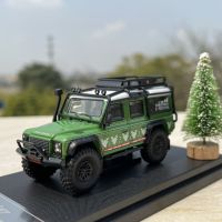 1:64พิทักษ์แลนด์โรเวอร์110ต้นแบบการเดินทาง Christma Diecast รถออฟโรด