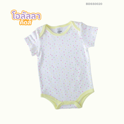 Ooh Lal La Kids Bodysuitเด็กอ่อนลายจุดหลากสีแขนสั้น [พร้อมส่ง]