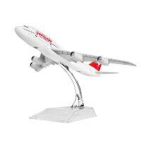 【Big-promotion】 Fashions King 1:400 Swiss Air Line Boeing 747 Plane โลหะผสม16Cm โมเดลเครื่องบิน Collation Gratis Ongkir ของขวัญผู้ชาย