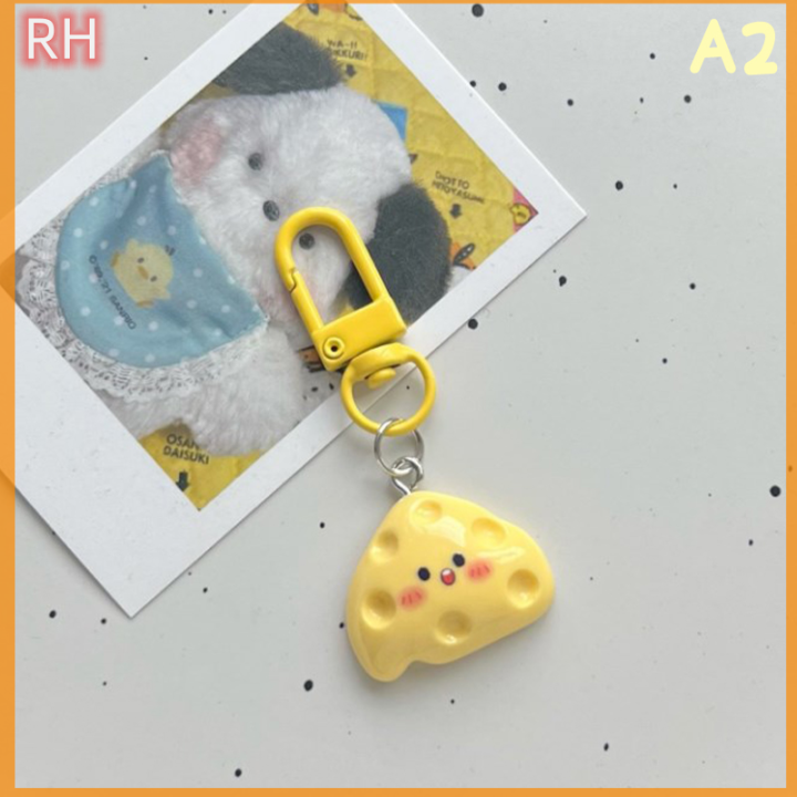ranghe-พวงกุญแจไข่ตุ๋นน่ารัก-พวงกุญแจน่ารักลายการ์ตูนน่ารักพวงกุญแจอาหารจำลองของเล่นสำหรับเด็กของขวัญส่งเสริมการขาย