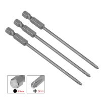 【LZ】❀✇㍿  Uxcell-magnético phillips bits chave de fenda hex haste hs2 ferramenta elétrica ferramentas manuais 3.94 polegadas 3pcs ph1 1/4 polegadas