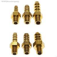 ❀ Mini Pagoda Pipe Fittings Male Metric thread M5 M6 M8 Brass 4 5 6 8 mm Barb Hose Leather Tube Trachea Connector