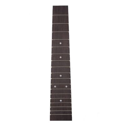 24 Concert Ukulele Fingerboard for Ukulele with 4MM Dot 18 Fret Rosewood UK Guitar Fretboard Replacement