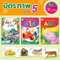 Book World Flash Card บัตรภาพชุดที่ 5 สัตว์น่ารัก,หัดอ่าน หัดเขียน ABC,หัดอ่าน หัดเขียน ก เอ๋ย ก ไก่ (1 ชุด มี 3 กล่อง)