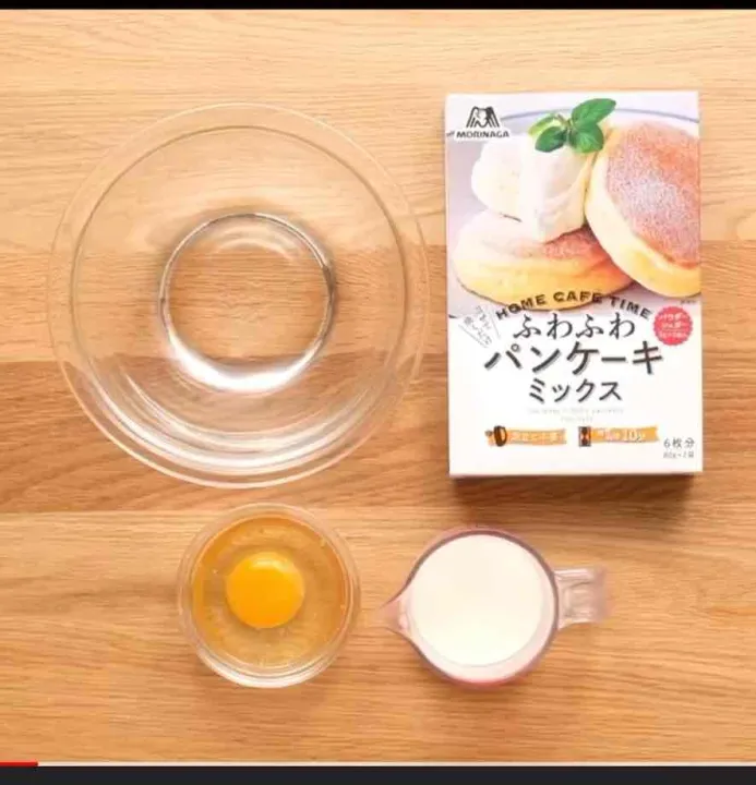 Pancake Fluffy แป้งเเพนเค้กนุ่มนิ่มสไตล์ญี่ปุ่น 1กล่องมี2ซอง import
