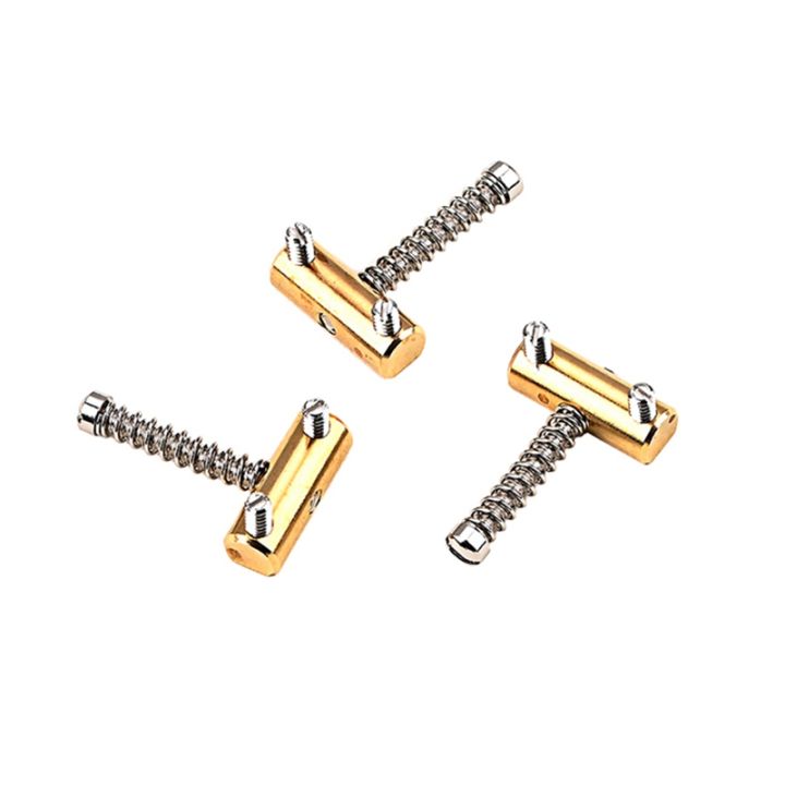 3pcs-vintage-style-fixed-tele-electric-guitar-bridge-brass-saddles-tl-bridge-guitar-commemorative-guitar-bridge-copper-saddle-suitable-for-tele-electric-guitar-bridge