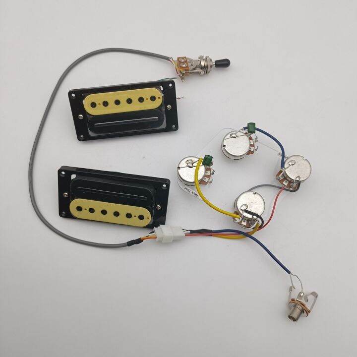 HRAlnico 5 Humbucker Pickups High Output DCR 4C Conductor with Wiring