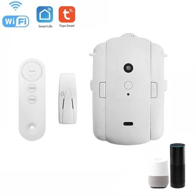 Tuya Smart WIFI Automatic Curtain Opener+Remote Track Curtains Switch Robot Remote Control for Alexa Google Home