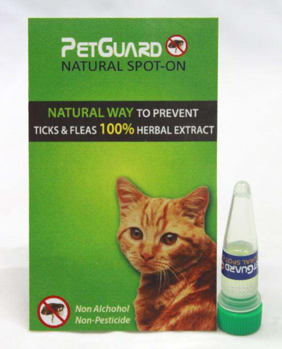 Petguard Natural Spot On (Cats) Fleas & Ticks Control 2ml Lazada