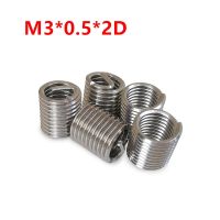 100pcs M3x0.5x2D Wire Thread Insert m3x2D Wire screw sleeve M3 Screw Bushing Helicoil Wire Thread Repair Inserts SUS304