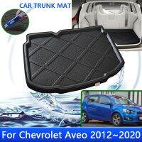 1X สำหรับ Chevrolet Aveo T300โซนิค2012 ~ 2020 2016ฟักแผ่นป้องกันฝาหน้าฝาหลังกระโปรงรถกันน้ำอุปกรณ์เสริมพรมกันเปื้อนอัตโนมัติ