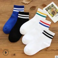 (ส่งจากไทย ราคาต่อ1คู่) ถุงเท้า ถุงเท้าข้อสั้น ถุงเท้าข้อกลาง ถุงเท้าแฟชั่น ถุงเท้าผู้หญิง ถุงเท้าชาย กดเลือกสีที่ตัวเลือกสินค้า