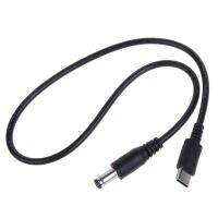 USBC TypeC to 5.5x2.5mm 9V 12V 15V 20V Cable Converter for Monitors Broadcast Radio