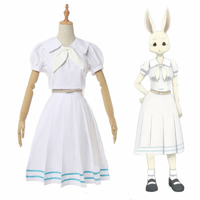 Anime Cosplay Beastars Haru Costume Lolita Dress Women Japanese School Uniform White Rabbit Party Carnival Halloween Costume