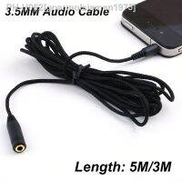 Headphones Extension 3M/5m Wired Audio Cloth Cable AUX Car 3.5mm Jack Speakers Male-Female Interface Phone Sound Adapter