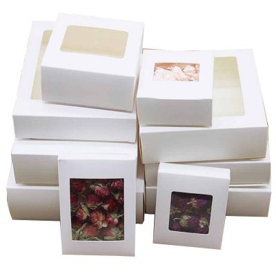 【YF】﹊■  6pcs Paper with Window Wedding Favors Cookies Birthday Decoration Supplies