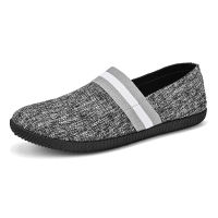 High Quality Mens Bean Shoes Outdoor Mens Casual Shoes Fashion mesh breathable comfortable Slip-on Handsewn Male shoes