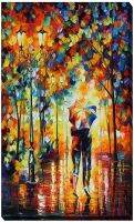 Giclee ยืดศิลปะบนผนังโดย Leonid Afremov ภายใต้ศิลปินร่มหนึ่ง-ผ้าใบ